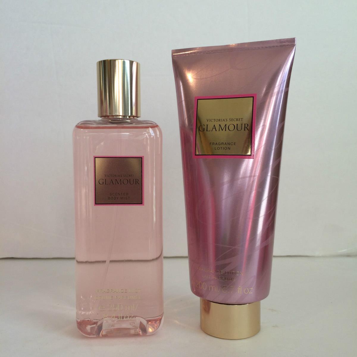 Victoria Secret Womens Glamour Body Mist Lotion 8.4 6.7 oz