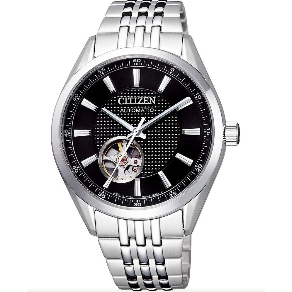 Citizen Black Dial Automatic Mechanical Men`s Watch NH9110-81E