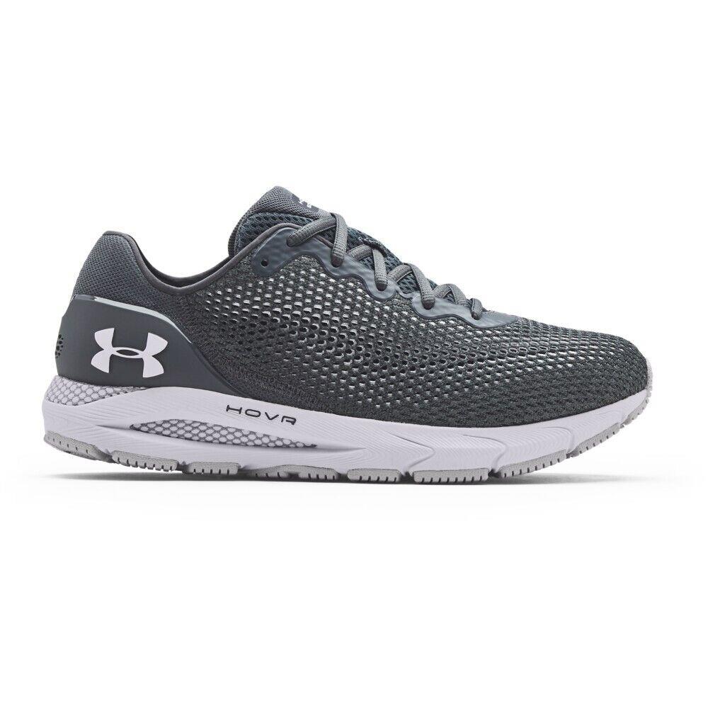 Under Armour 3023543 Men`s UA Hovr Sonic 4 Running Shoes Pitch Gray Size 9