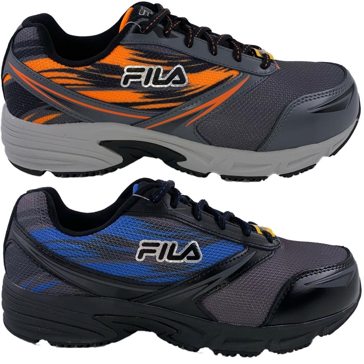 Mens Fila Memory Meiera 2 SR CT Slip Resistant Composite Toe Work Shoes 1LM00118 - 