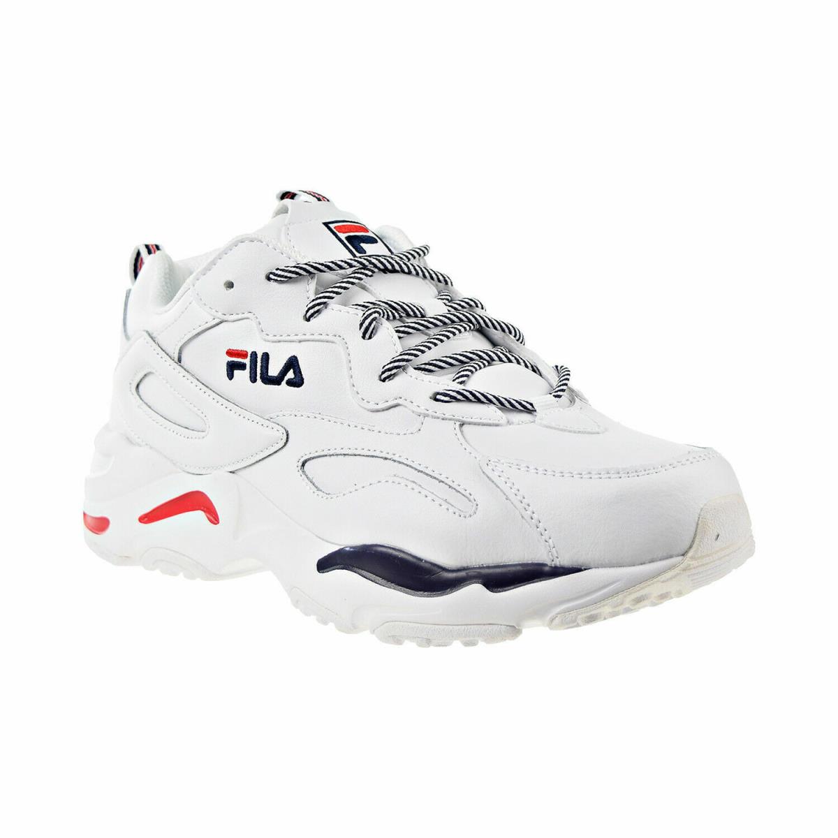 Fila Men`s Ray Tracer Sneaker Shoes 1RM00661-125 White/navy/red