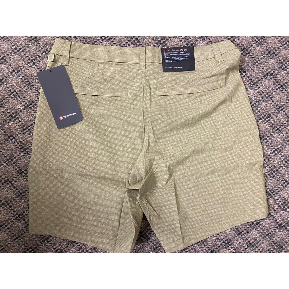 Lululemon Commission Short Classic 7 Size 32