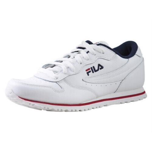 Fila Men`s Euro-jogger-ii White/fila Navy/fila Red Sneakers Shoes