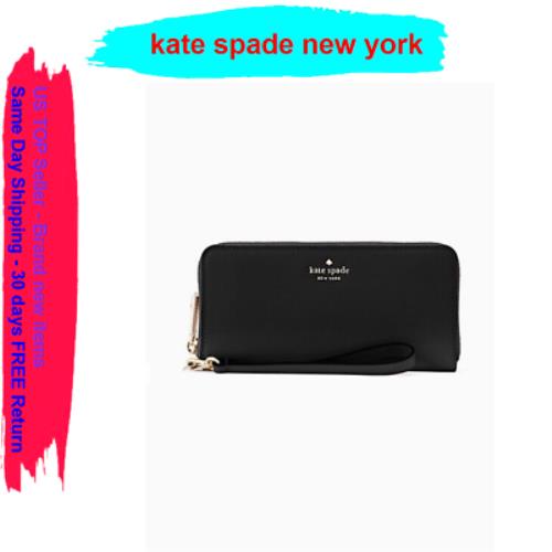 Kate Spade Connie Slim Continental Wallet Black