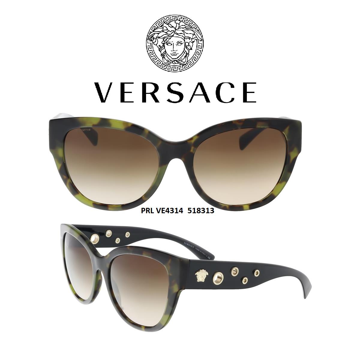 Versace VE 4314 Women`s Sunglasses Multiple Colors VE4314-518313 (Green Havana)