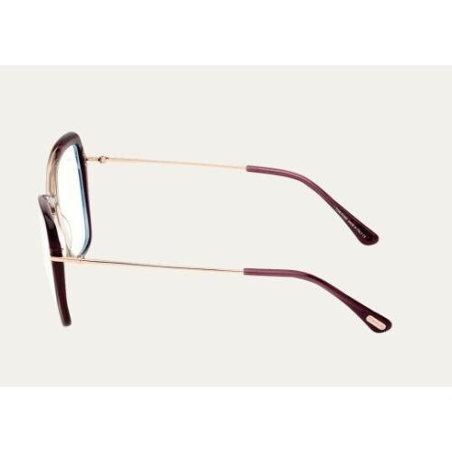 Tom Ford eyeglasses  - Shiny Transparent Violet & Beige Frame