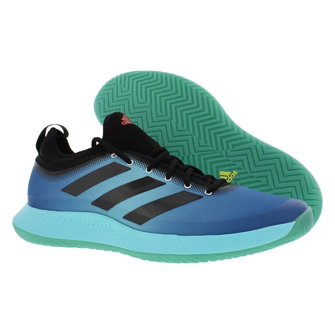 Adidas Men`s Defiant Generation Tennis Shoe Pulse Aqua/black/altered Blue 13