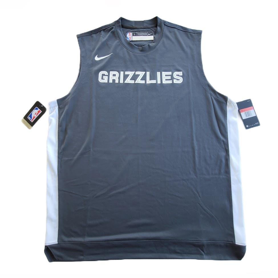 Nike Men`s Large -tall Memphis Grizzlies Nba Team Issue Sleeveless Top Shirt