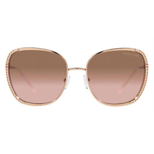 Michael Kors MK1090 Sunglasses Women Pink Square 59mm