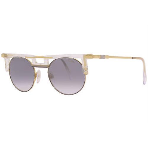 Cazal Legends 745/3 005 Sunglasses Gold-clear/grey Gradient-silver Mirror 48mm - Frame: , Lens: Silver