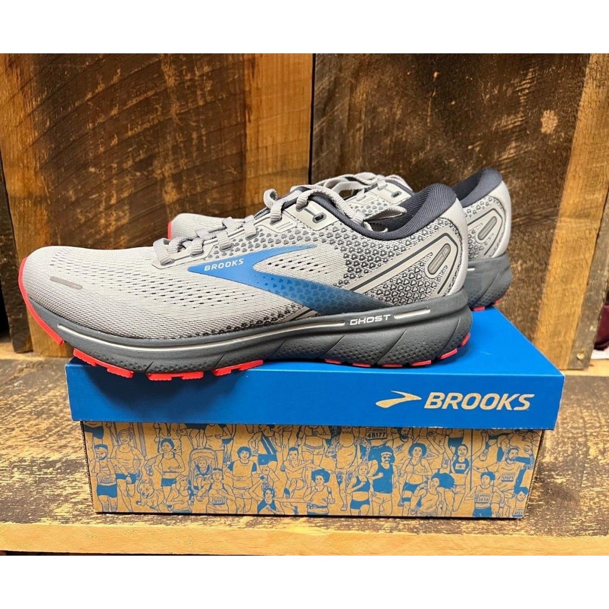 Brooks Ghost 14 1103691D078 Gray Men`s Neutral Running Shoes