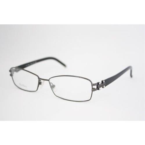 Maxmara MM 976/U Eyeglasses Frame Req Gunmetal Black 54mm Women Itally