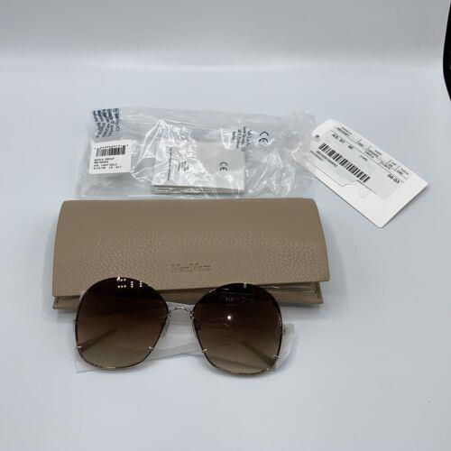Max Mara Sunglasses Model MM Hooks II Light Gold 61-16-140