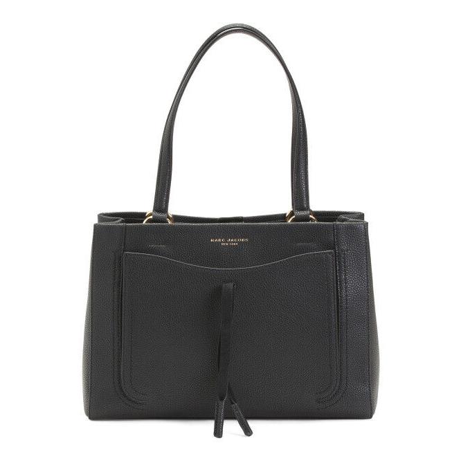 Marc Jacobs Maverick Large Tote Shoulderbag Black Leather 3way Entry Zip NWT$425