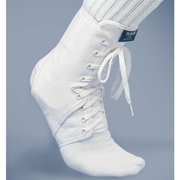 Mcdavid Ankle Guard Brace Cast Athletic Sports Wrap Fla Orthopedics White Support Professional Grade Plastic Inserts