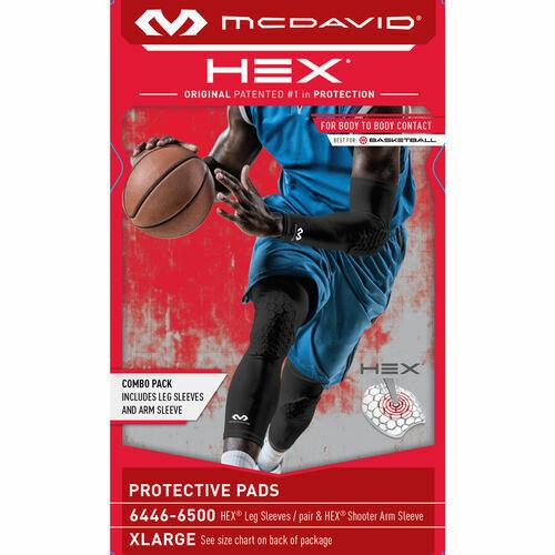 Mcdavid Hex Adult Shooter Arm Leg Sleeve Combo Pack Colors Black
