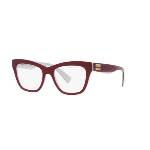 Miu Miu MU03UV-10D1O1-52 Red Eyeglasses