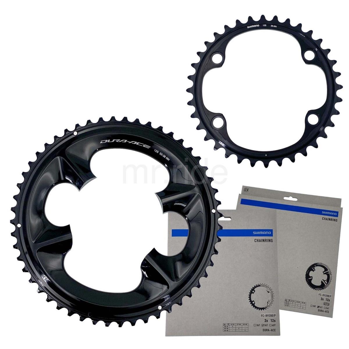 Shimano Dura-ace Road Chainring 52/36T For FC-R9200 Crank Set 2x12 Speed