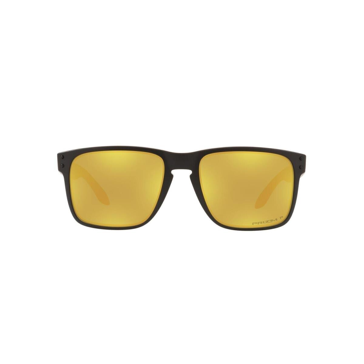Oakley Sunglasses Holbrook XL Matte Black with Prizm 24K Polarized - Matte Black Frame, Prizm 24K Polarized Lens