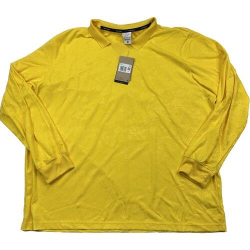 Nike Tech Pack Dri Fit Long Sleeve Top Shirt Yellow Floral DQ4294-719 Mens Xxl