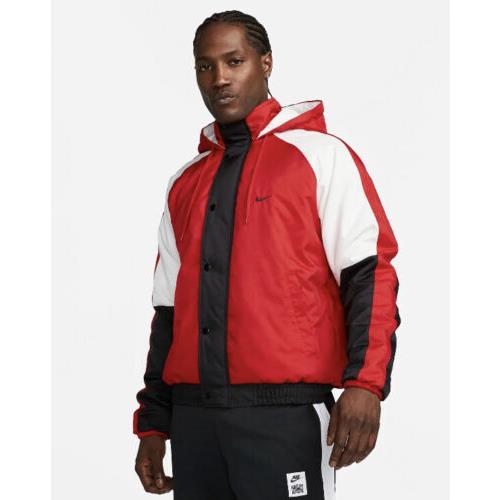 Nike Dna Force University Red/white/black DQ6198-657 Men`s Basketball Jacket XL