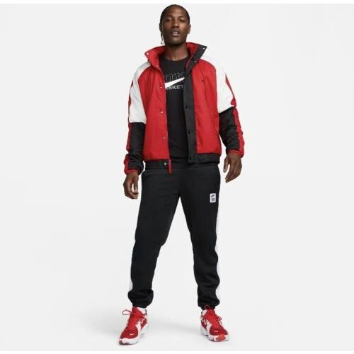 Nike DNA Force University Red/White/Black DQ6198-657 Men's Basketball Jacket  (as1, alpha, m, regular, regular) at  Men's Clothing store