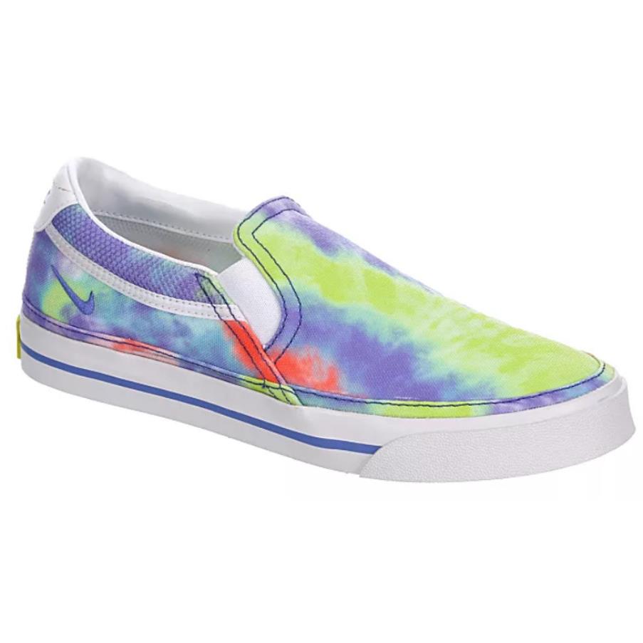 Nike Court Legacy Slip On Women`s Shoes Sneakers Casual Fashion Size 9.5 - Multi Color/Sapphire/White