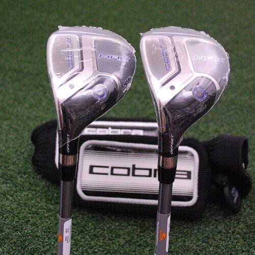 Cobra Golf Max OS Offset Hybrid 3h 4h Left Hand Set - Graphite Stiff -new