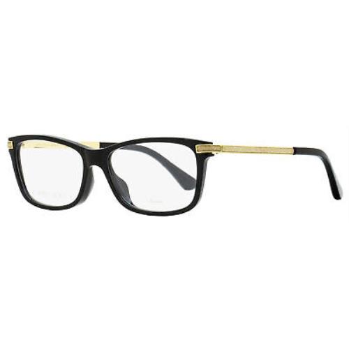 Jimmy Choo Petite Eyeglasses JC268G 807 Black/gold 52mm