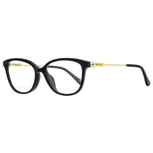 Jimmy Choo Rectangular Eyeglasses JC325F 807 Black/gold 53mm