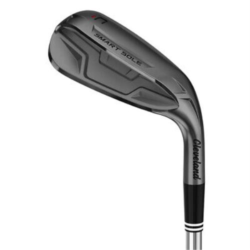 Cleveland Smart Sole 4.0 Black Satin Wedge with Steel Shaft