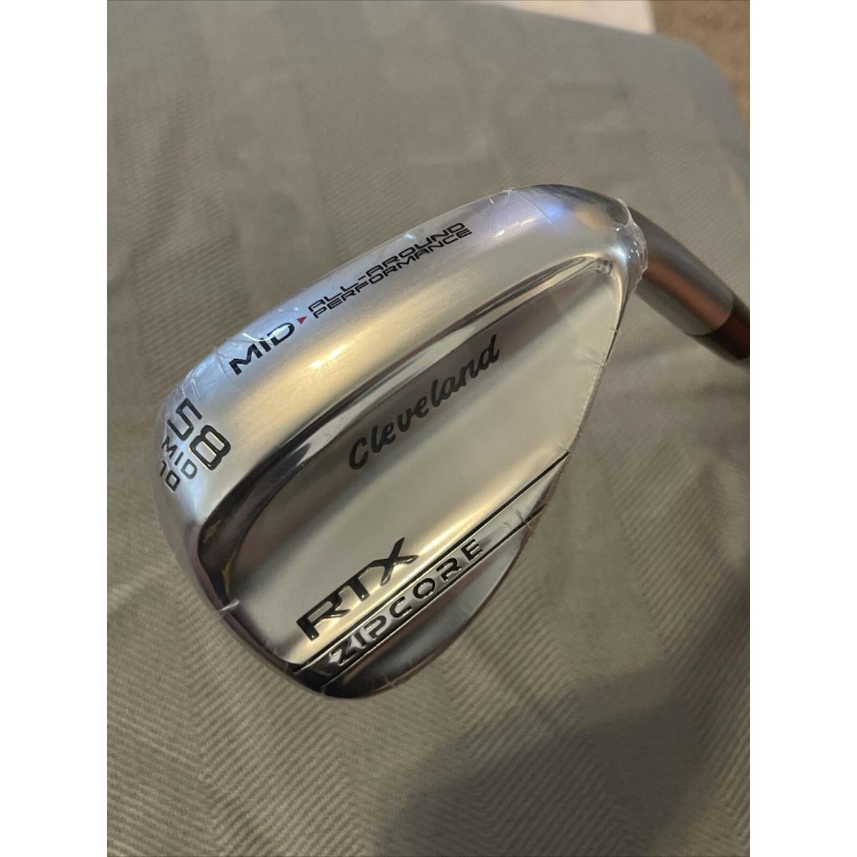 Cleveland Rtx Zipcore Tour Satin 58 Mid Bounce RH Lob Wedge