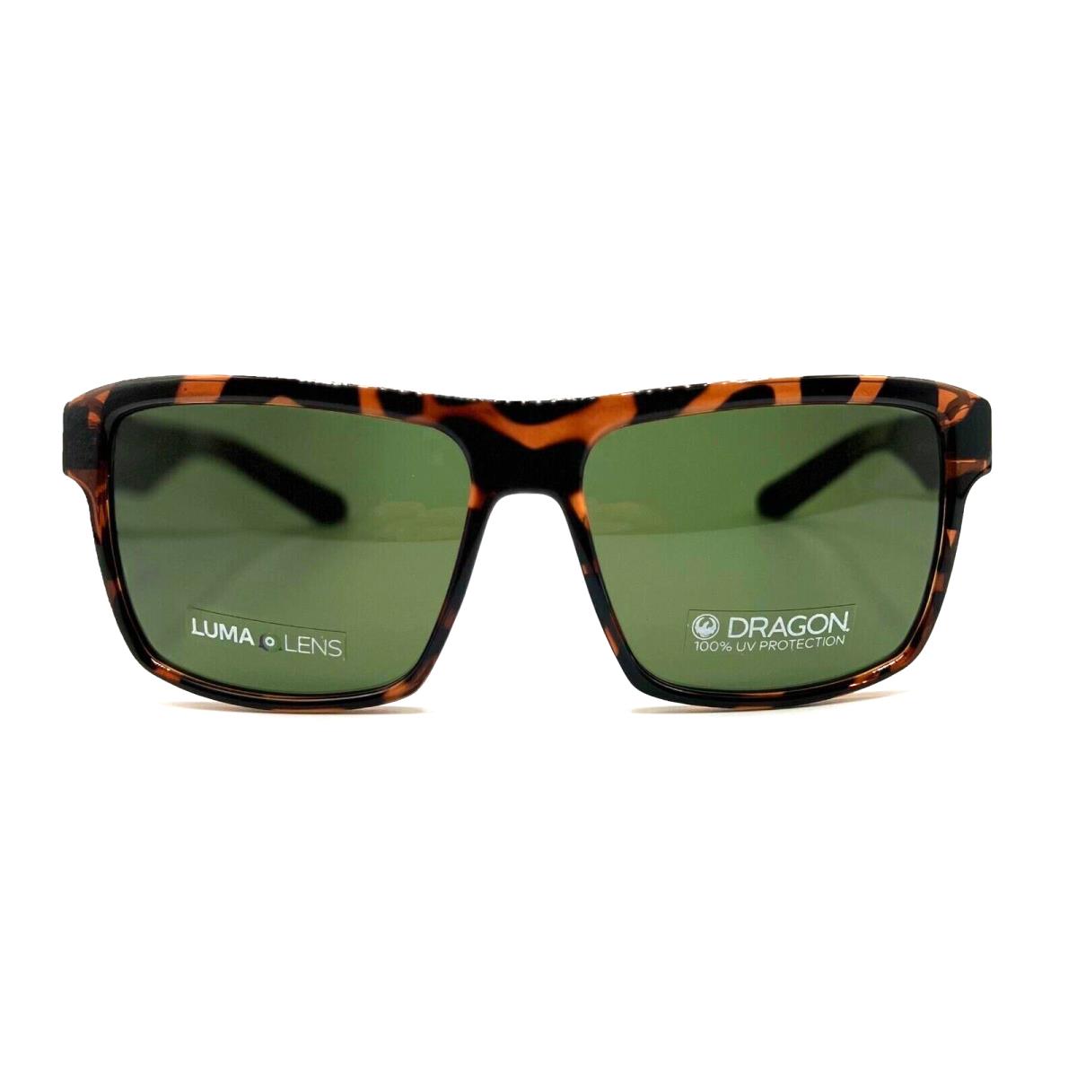 Dragon - Space LL 246 59/15/145 - Dark Tortoise - Men Sunglasses - Frame: Brown, Lens: Green