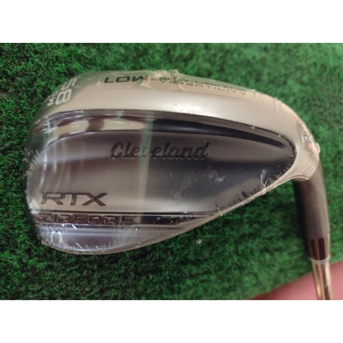 Cleveland Rtx Zipcore 58 Degree 58.06 Low Sand Wedge DG Spinner Steel Black