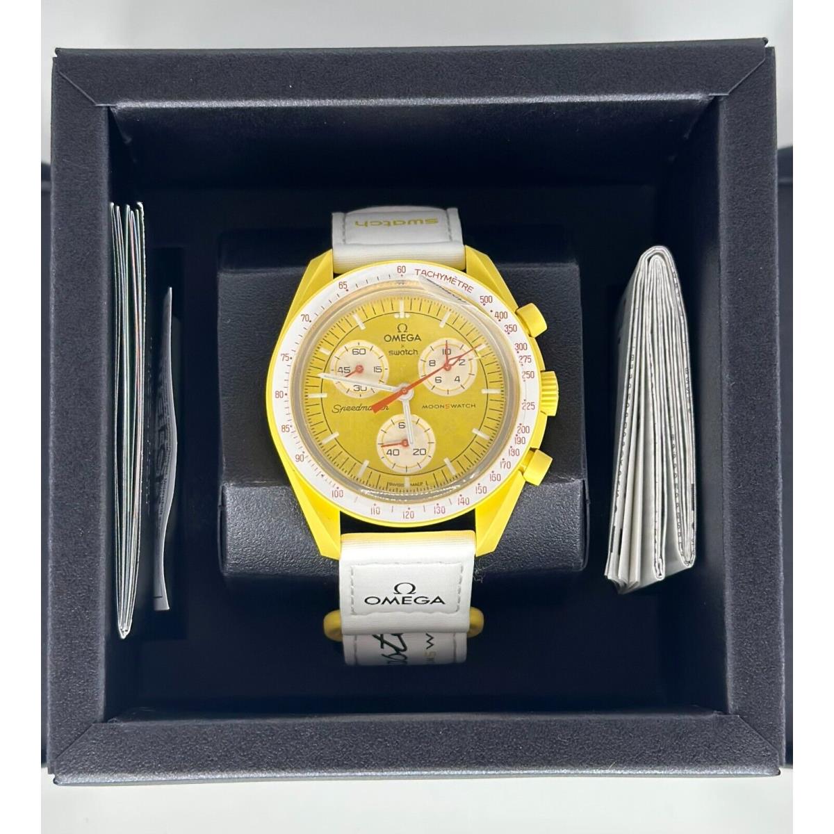 Swatch x Omega Mission to The Sun SO33J100 Yellow Watch