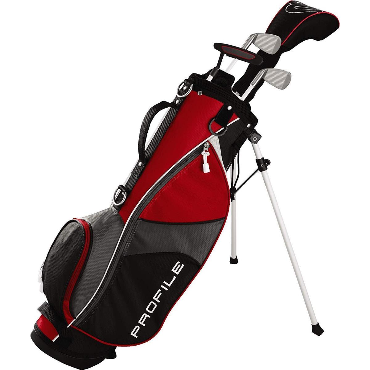 Wilson Profile Jgi Junior Complete Set 5pc Sml Red Carry Bag