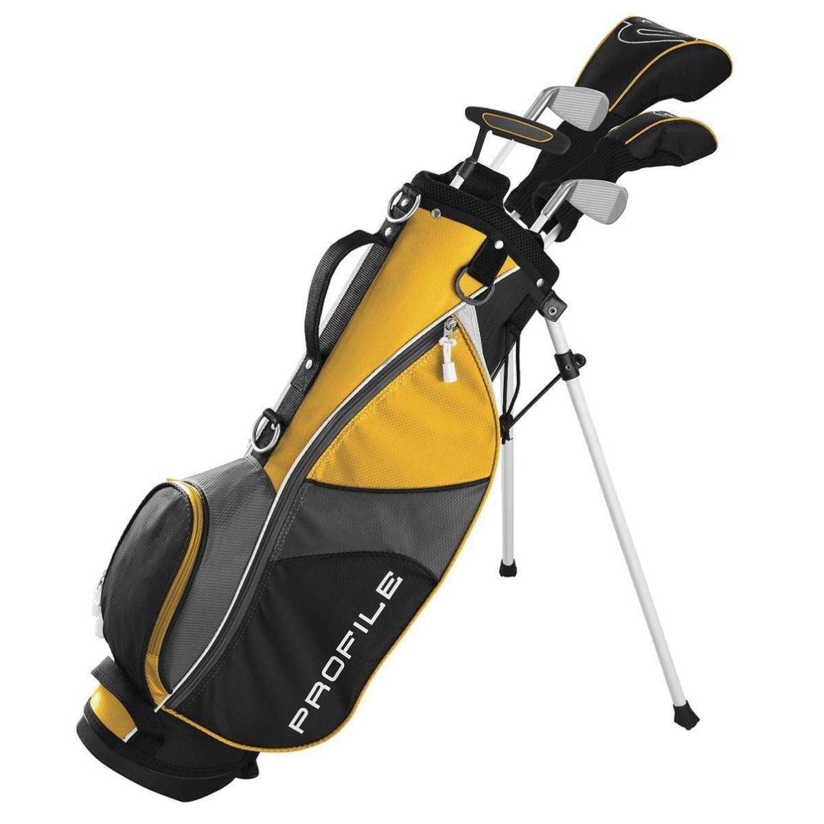 Wilson Profile Jgi Junior Complete Set 6pc Med Yellow Carry Bag