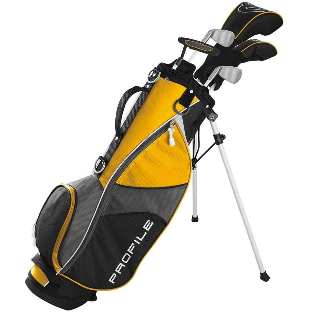 Juniors` Wilson Profile Jgi Medium Package Set - RH Medium 8pc. Yellow/black