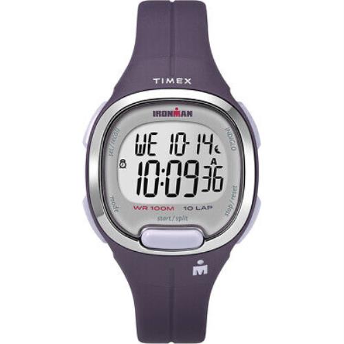 Timex Ironman Essential 10MS Watch - Purple Chrome TW5M19700 Upc 753048821679