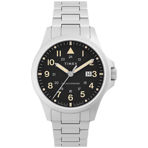 Timex Expedition North Field Solar 41mm Black SS - Black