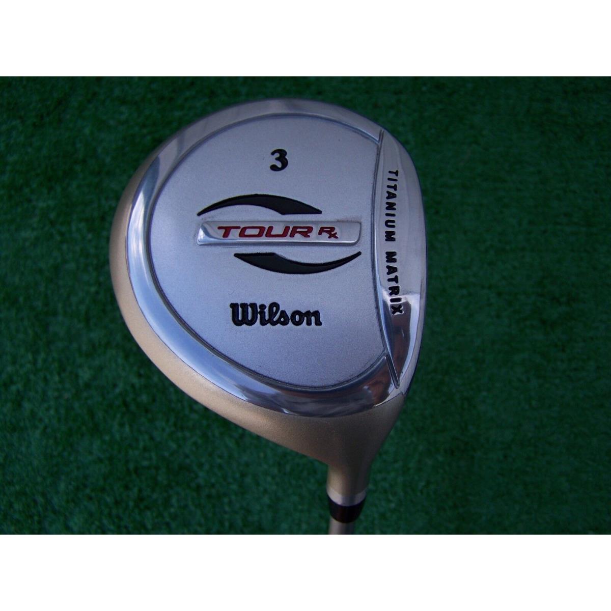 Wilson Tour Rx Titanium Matrix 15 Degree 3 Wood Ladies Flex Graphite Shaft