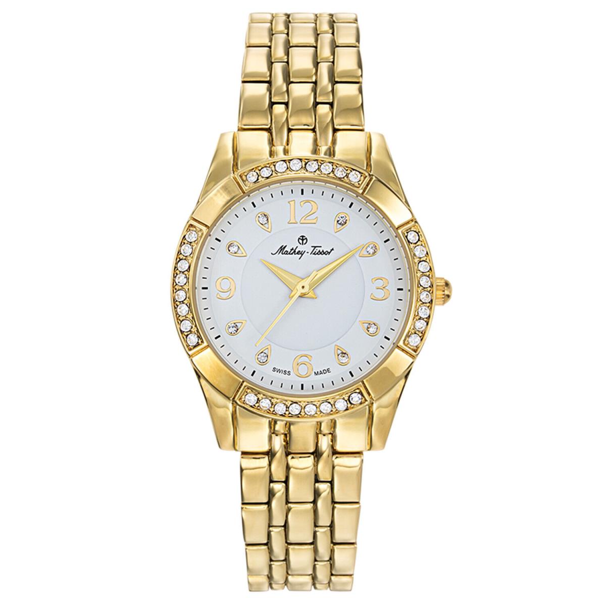 Mathey Tissot Women`s Classic White Dial Watch - D2568PYI