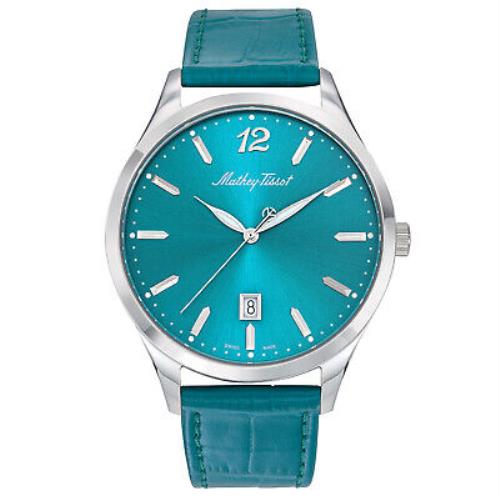 Mathey Tissot Men`s Urban Green Dial Watch - H411PET