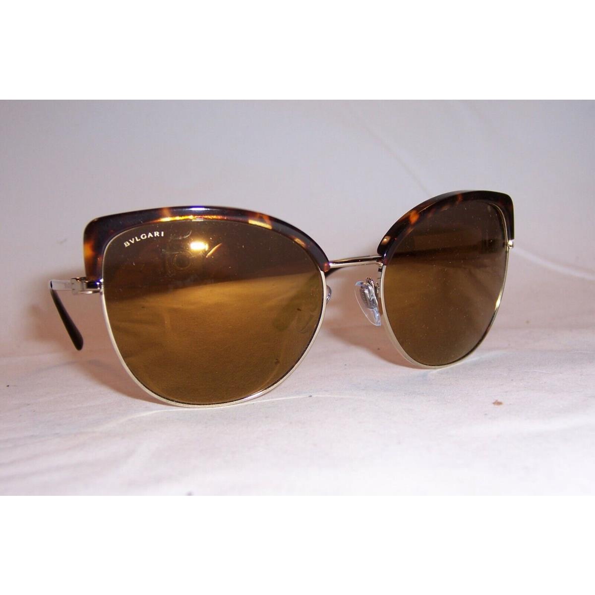 Bvlgari Sunglasses BV 6082 278/F9 Gold Havana/bronze Mirror