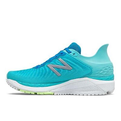 New Balance Women`s 860 v11 Running Shoes Virtual Sky/lime Glo 6 D Wide US