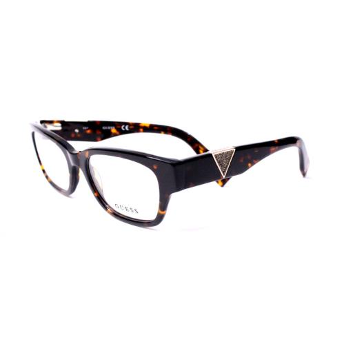 Guess GU2576 052 Havana Eyeglasses Size: 51- 18 - 135