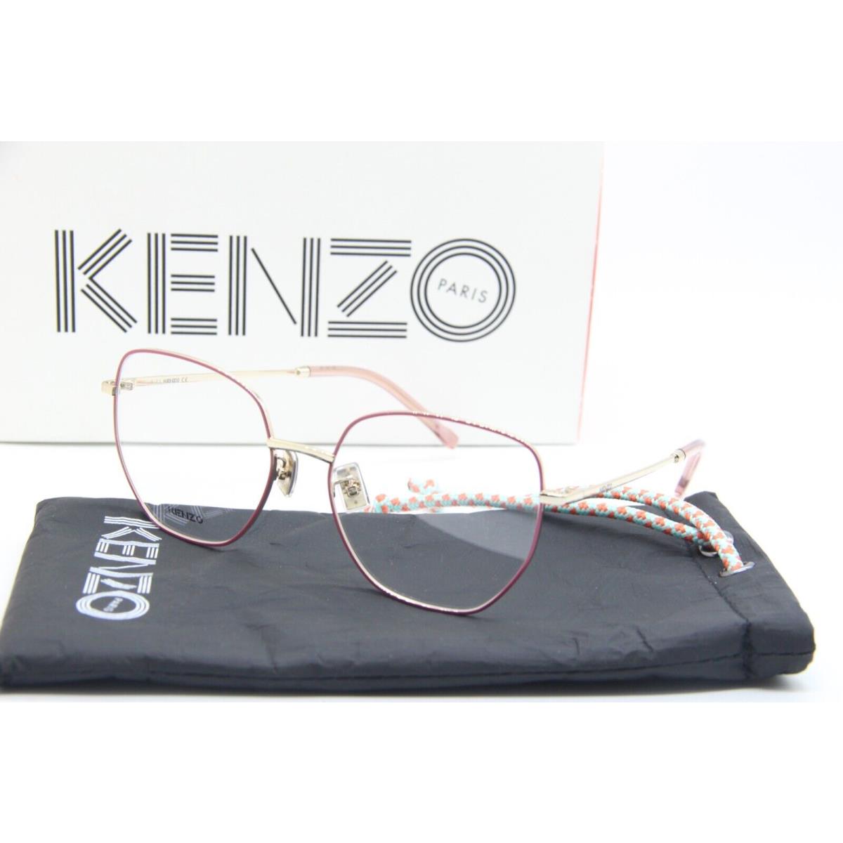 Kenzo KZ 50156U 070 Pink Gold Eyeglasses W/case 56-17