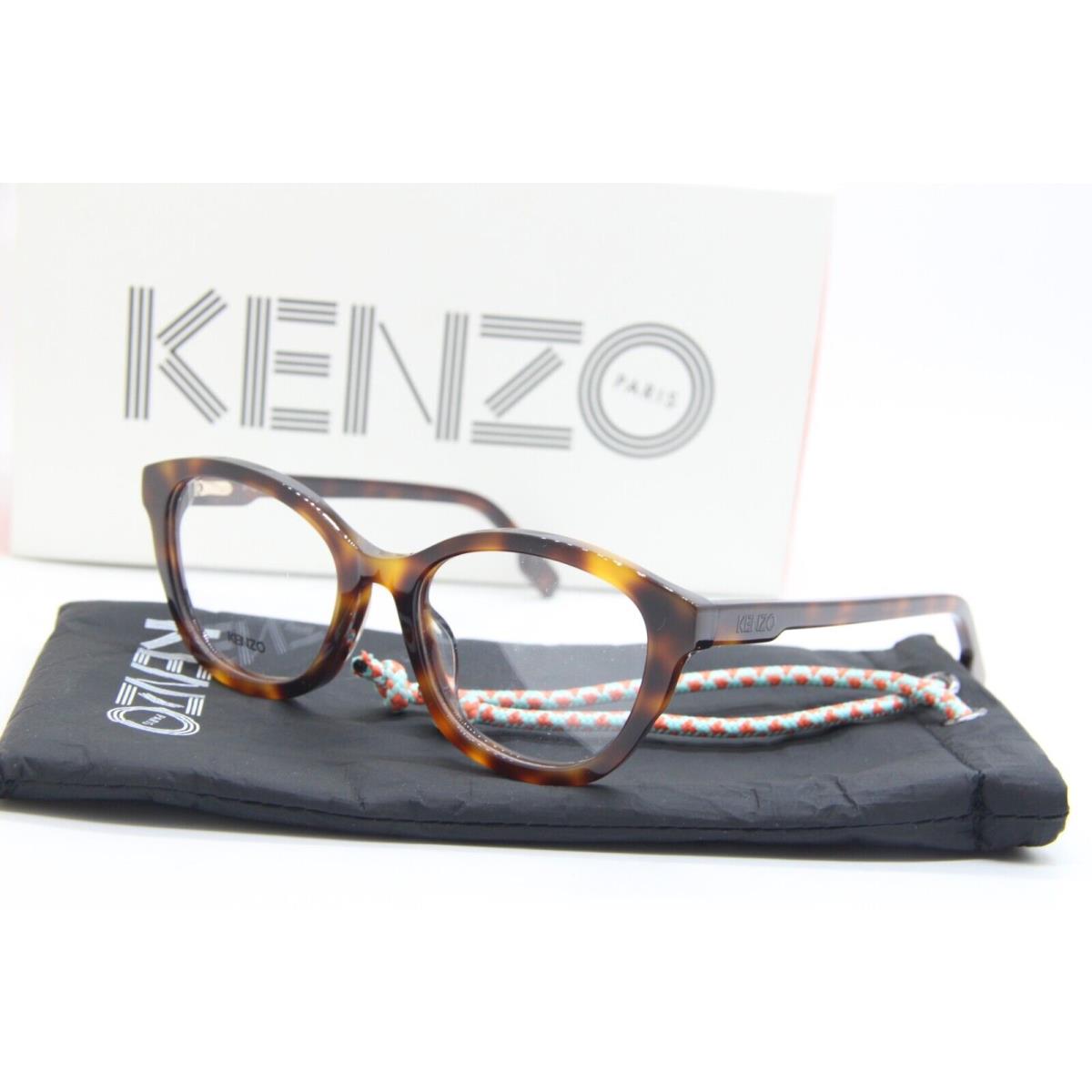 Kenzo KZ 50107I 053 Havana Eyeglasses W/case 50-18