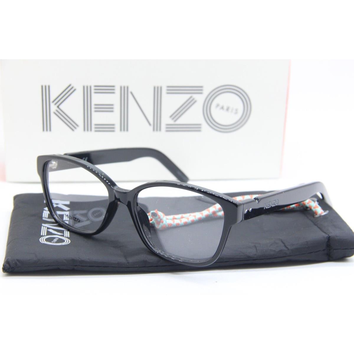 Kenzo KZ 50157I 001 Black Eyeglasses W/case 55-16