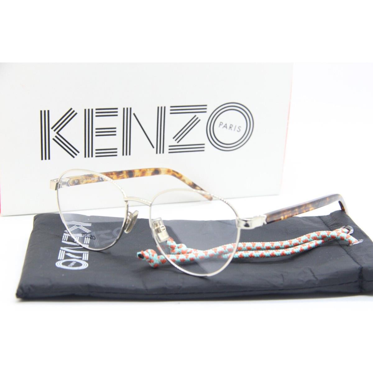 Kenzo KZ 50121U 002 Gold Havana Eyeglasses W/case 53-16